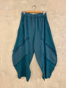 Mesh Linen Slouchy Trousers