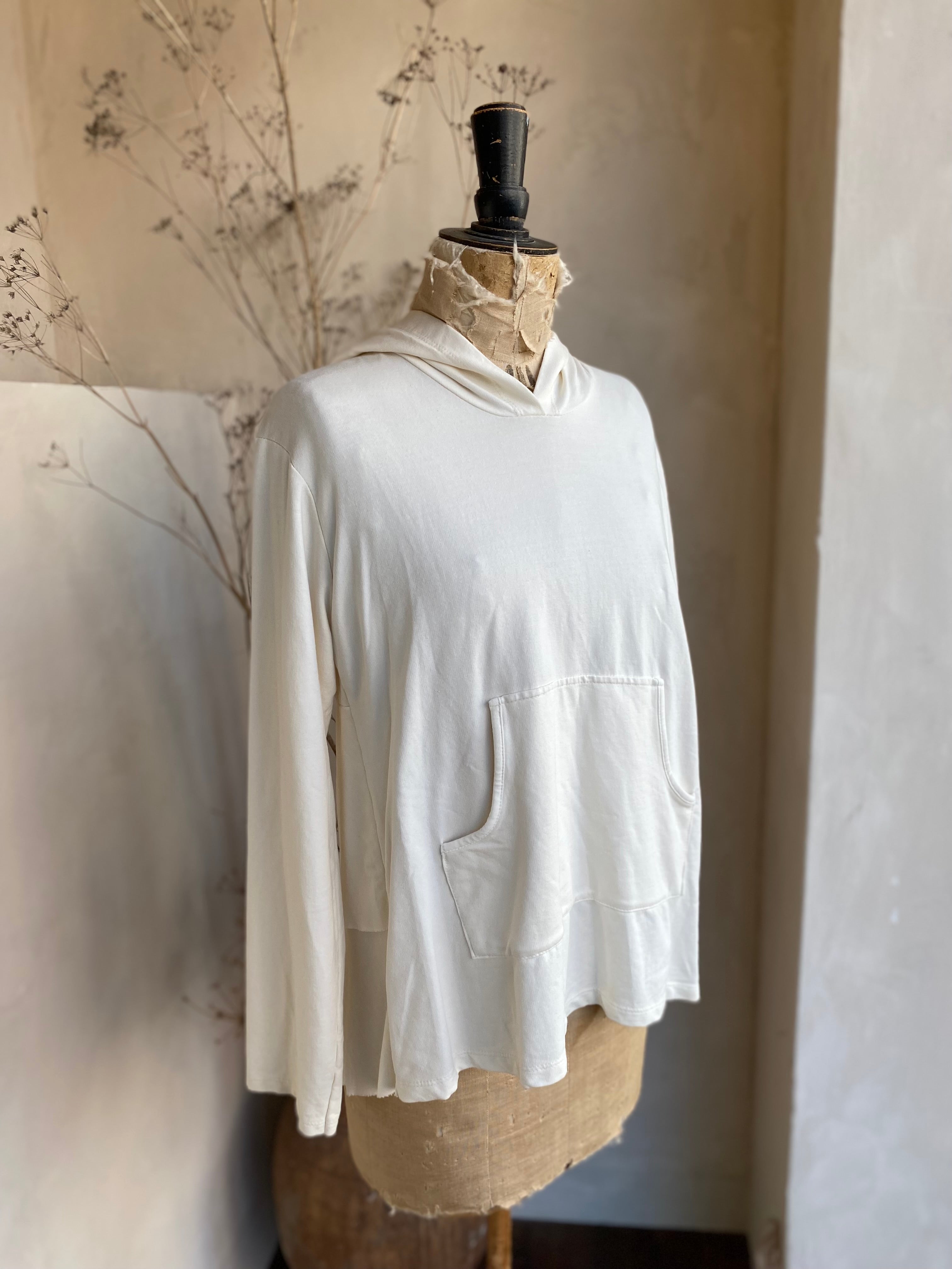 Frill back hoodie