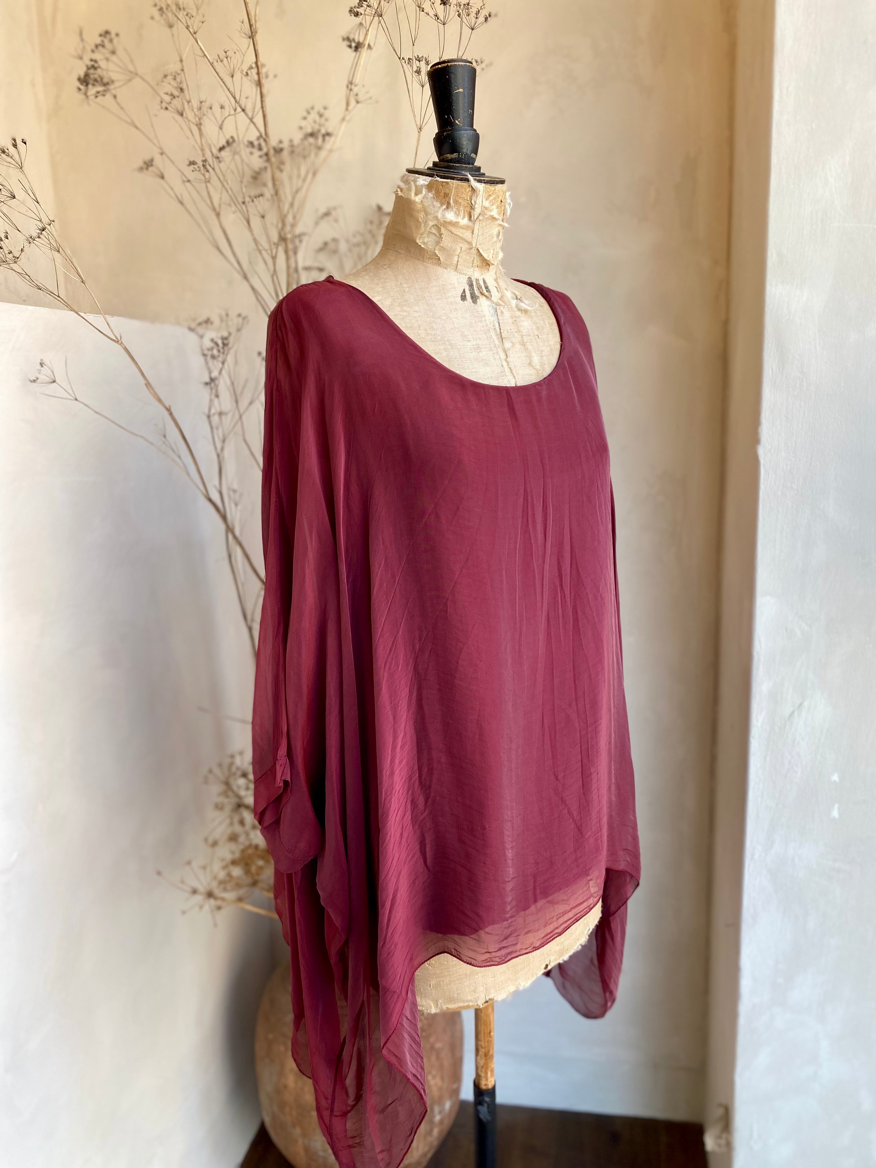 Silk Batwing top