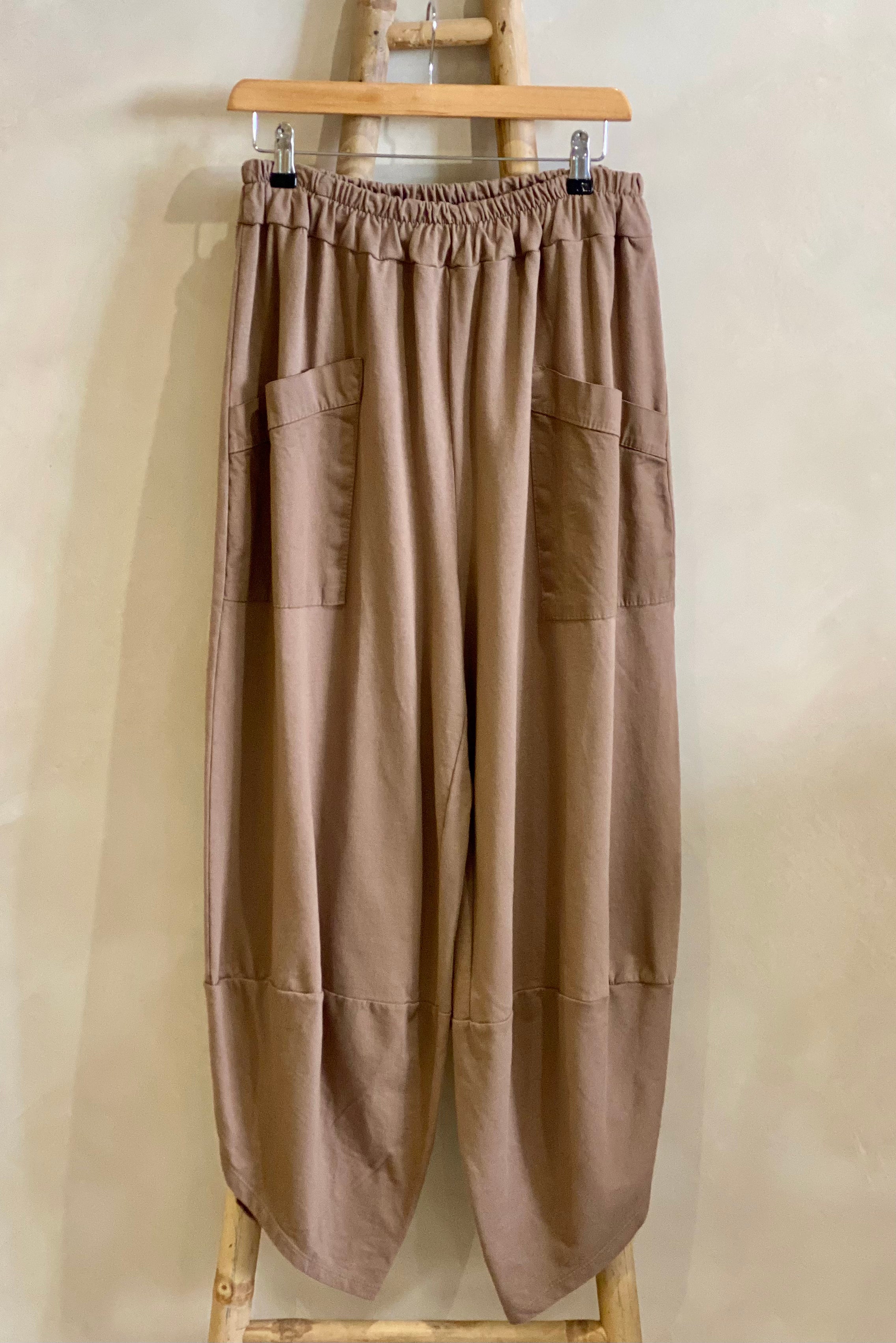 Jersey Cotton Cocoon Trousers