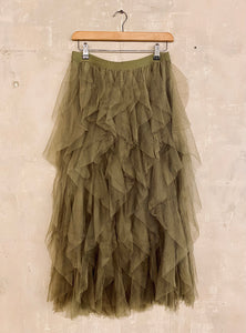 Tulle layered skirt