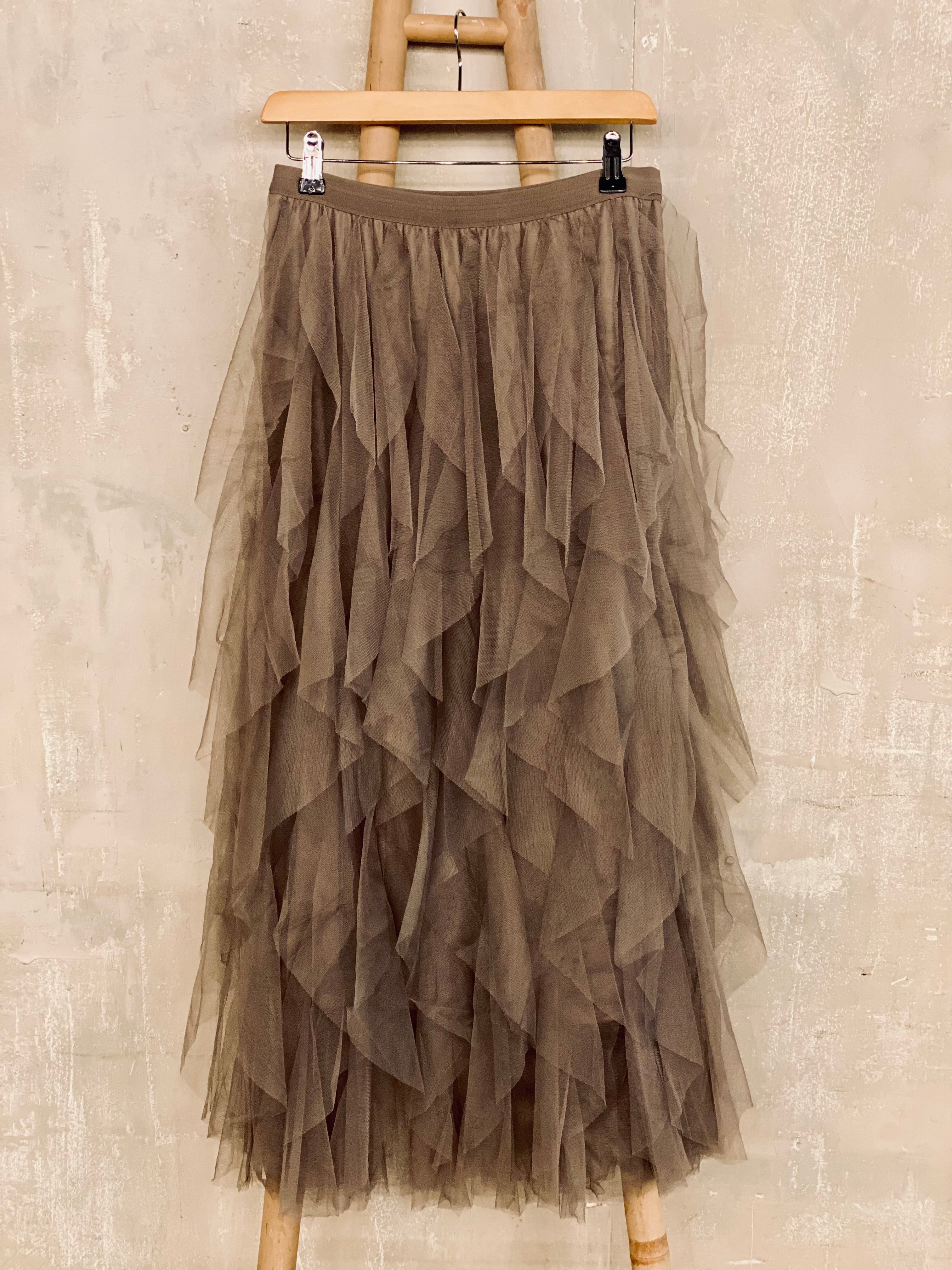 Tulle layered skirt