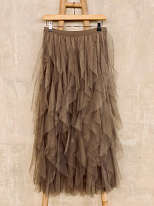 Tulle layered skirt