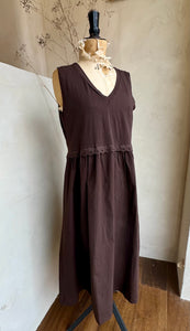 V Neck Cotton Dress