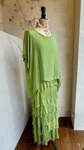 Silk Frill Bottom Dress