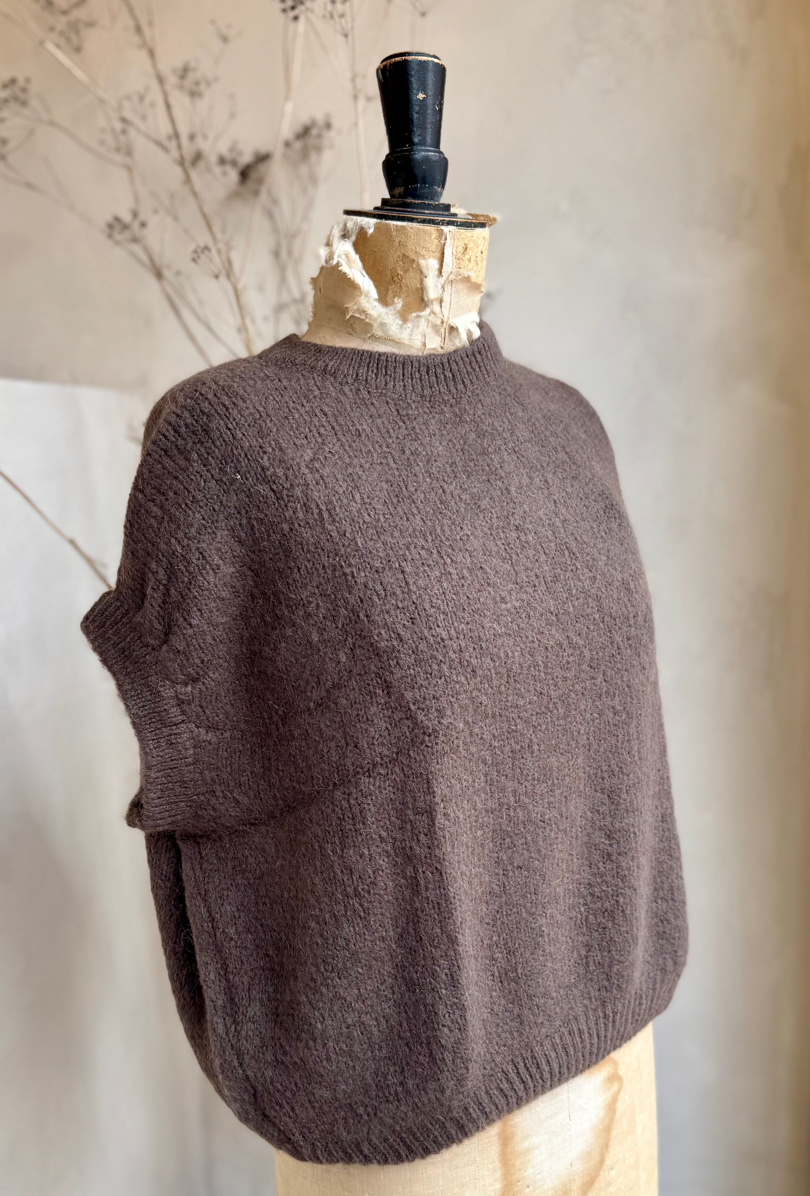 Mohair Cap Sleeve Jumper