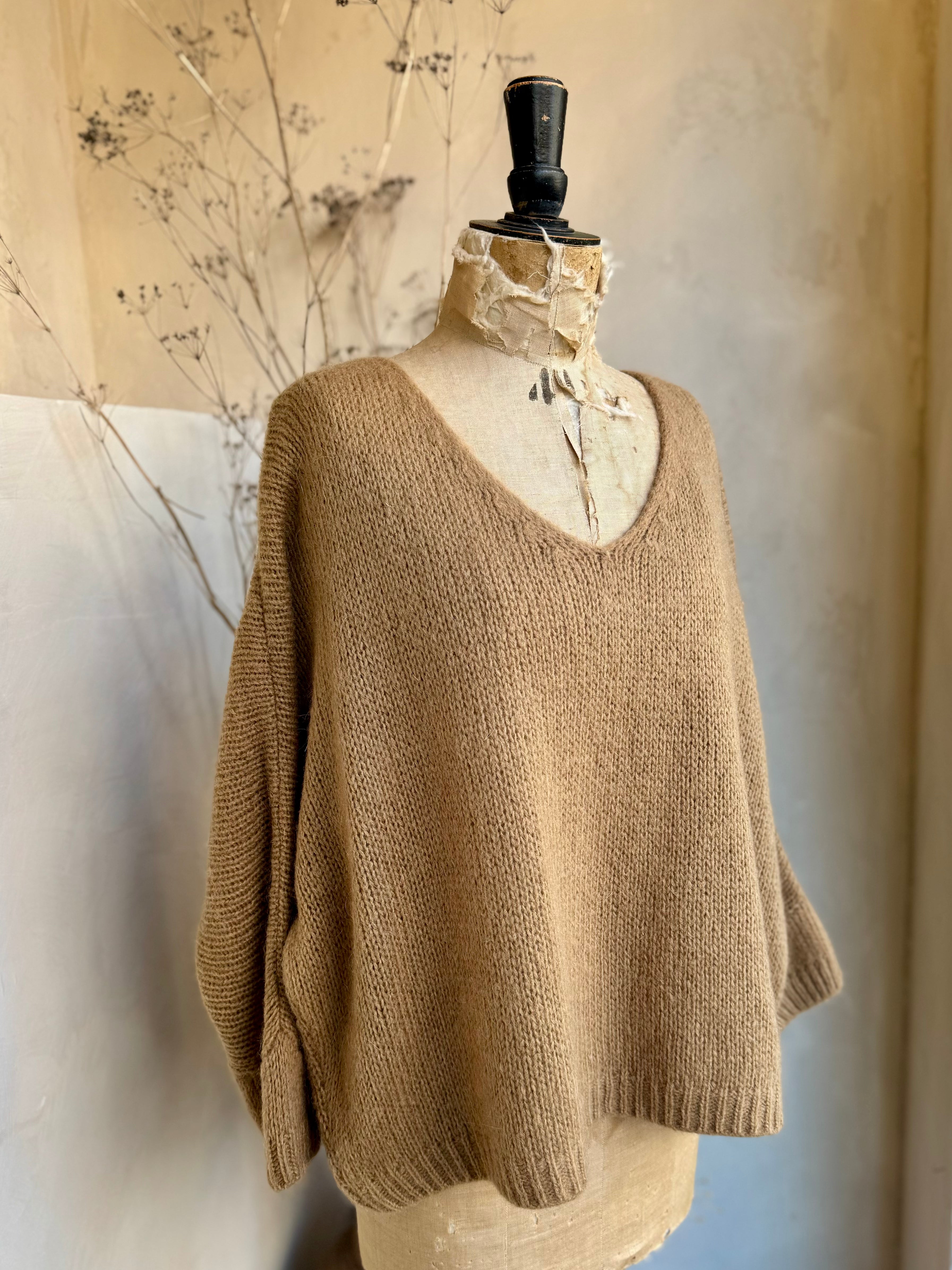 Slouchy Mohair Knit