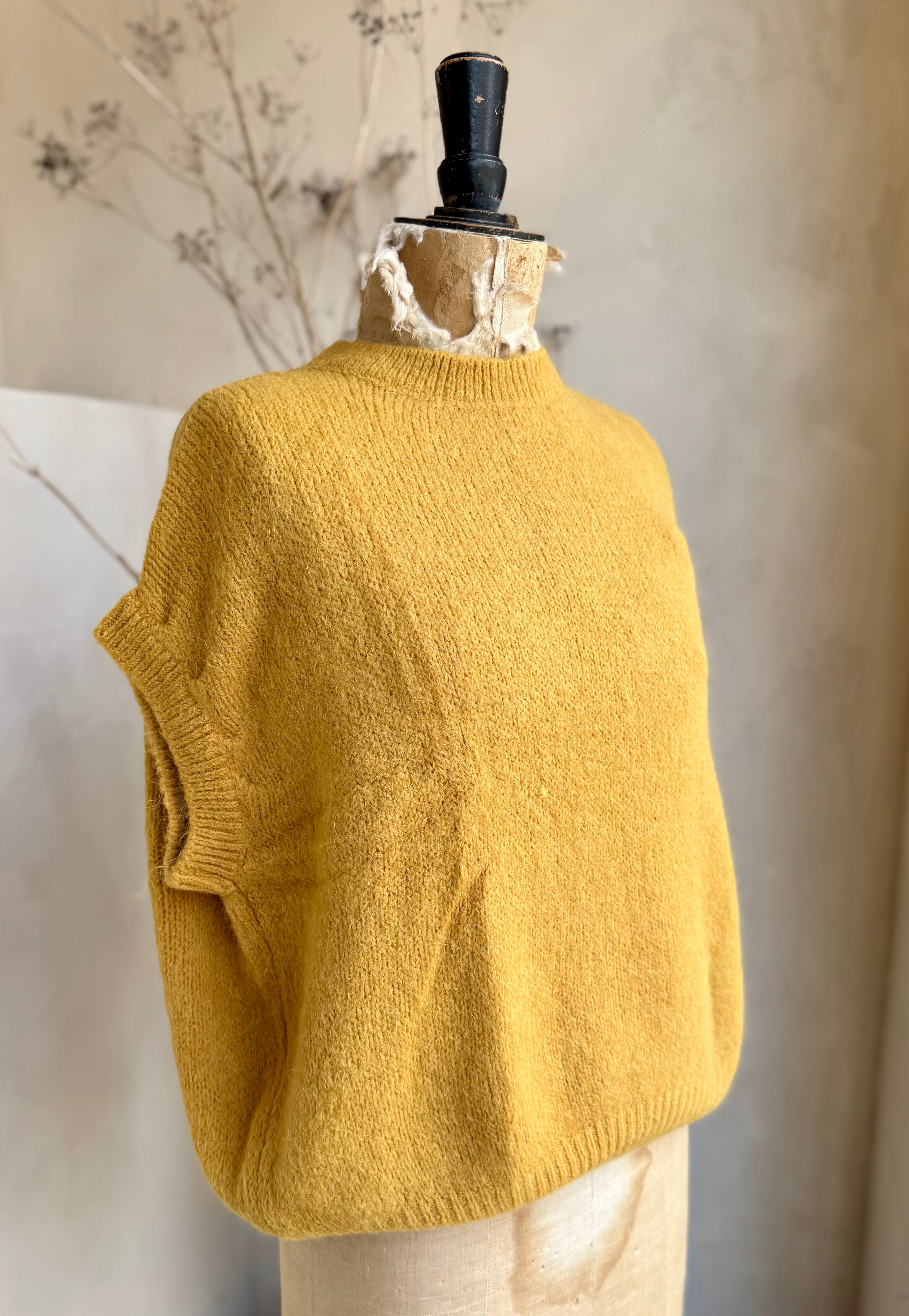 Mohair Cap Sleeve Jumper