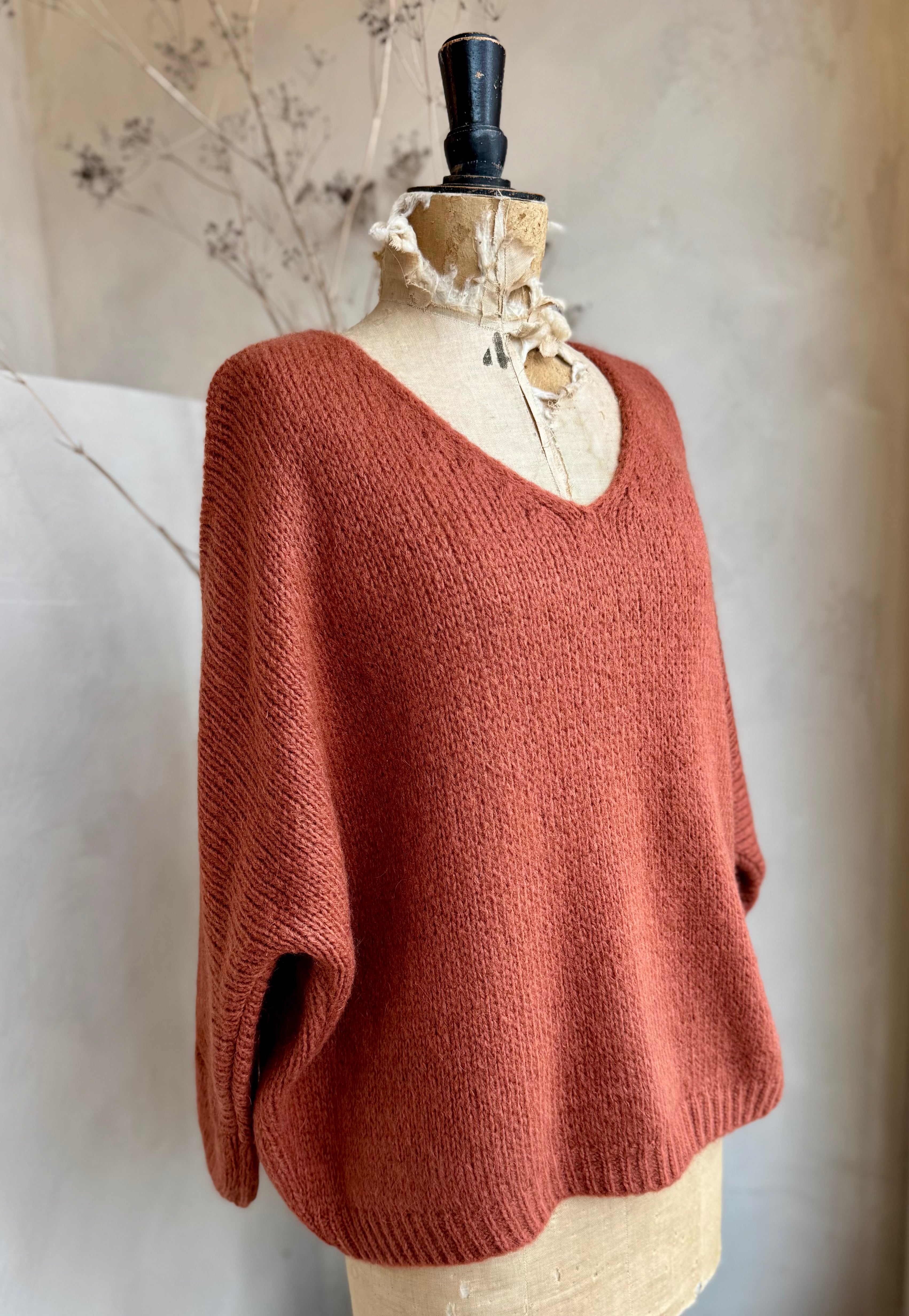 Slouchy Mohair Knit