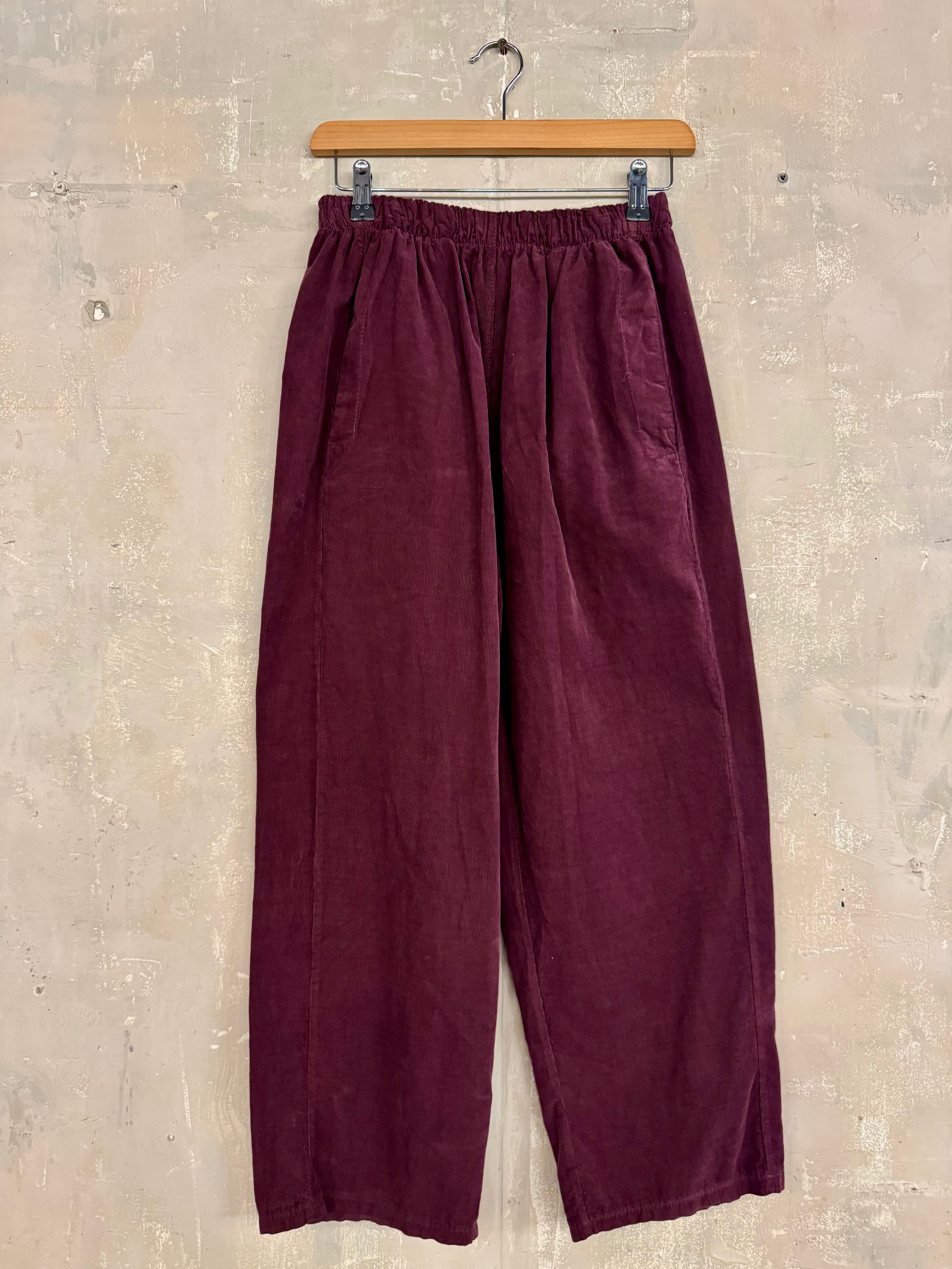 Fine Corduroy Wide Leg Trouser