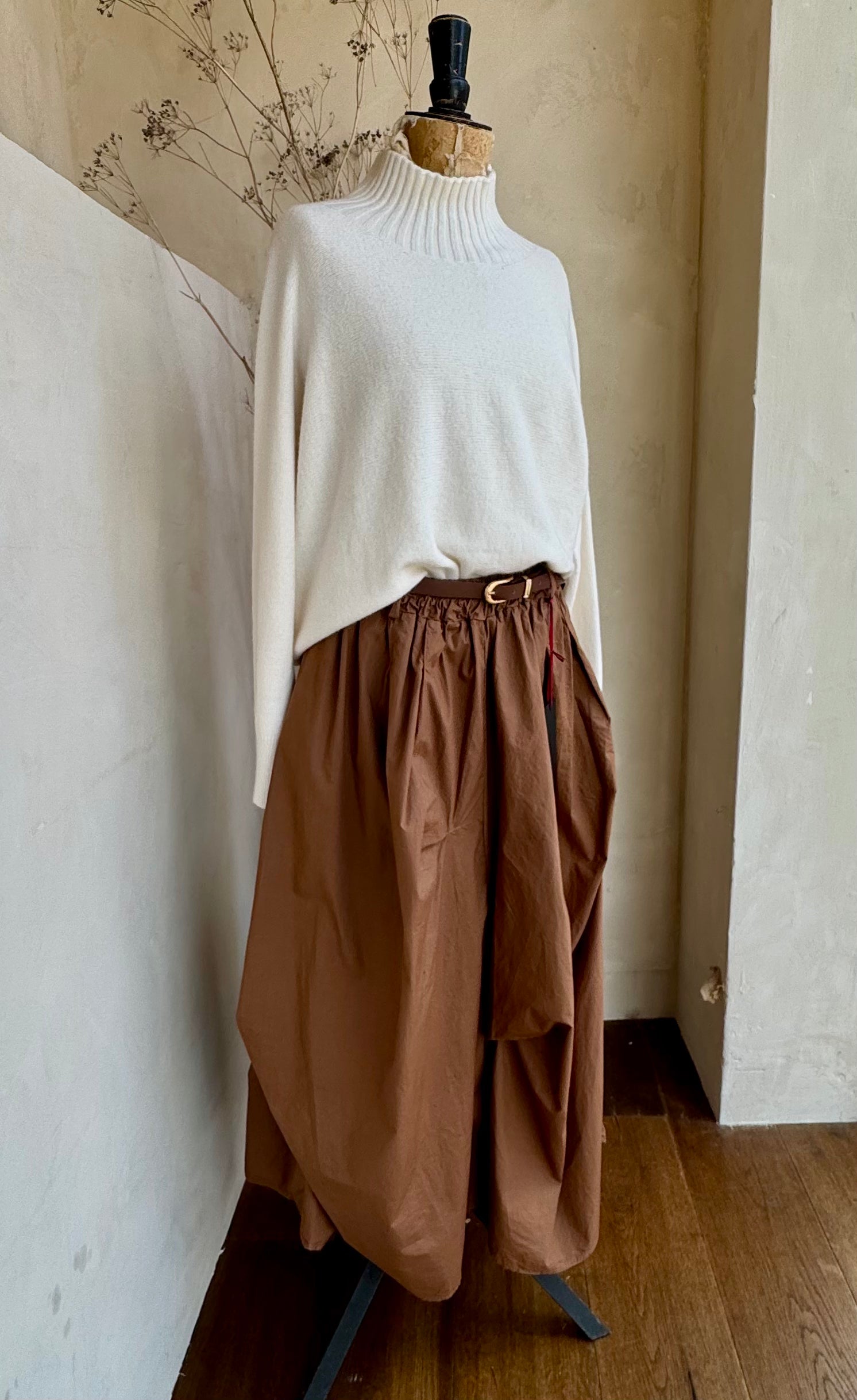 Poplin Parachute Skirt