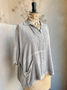 Gauze Shirt with Pocket