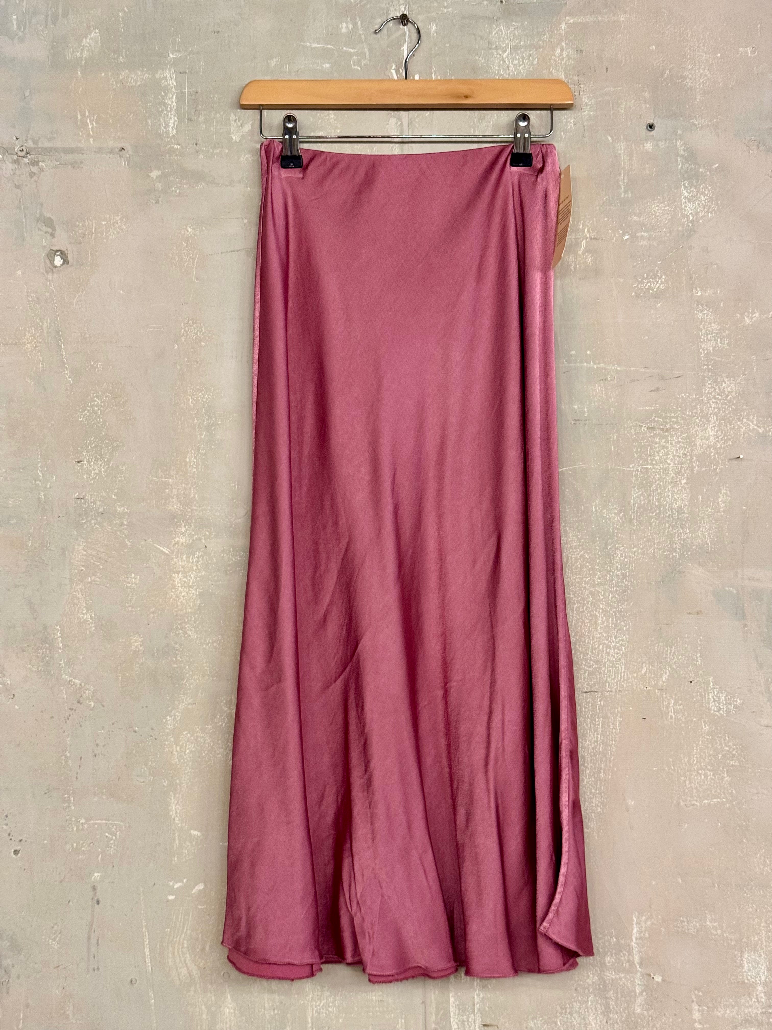 Satin Midi Skirt