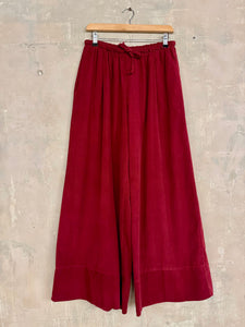 Corduroy Wide Leg Trousers