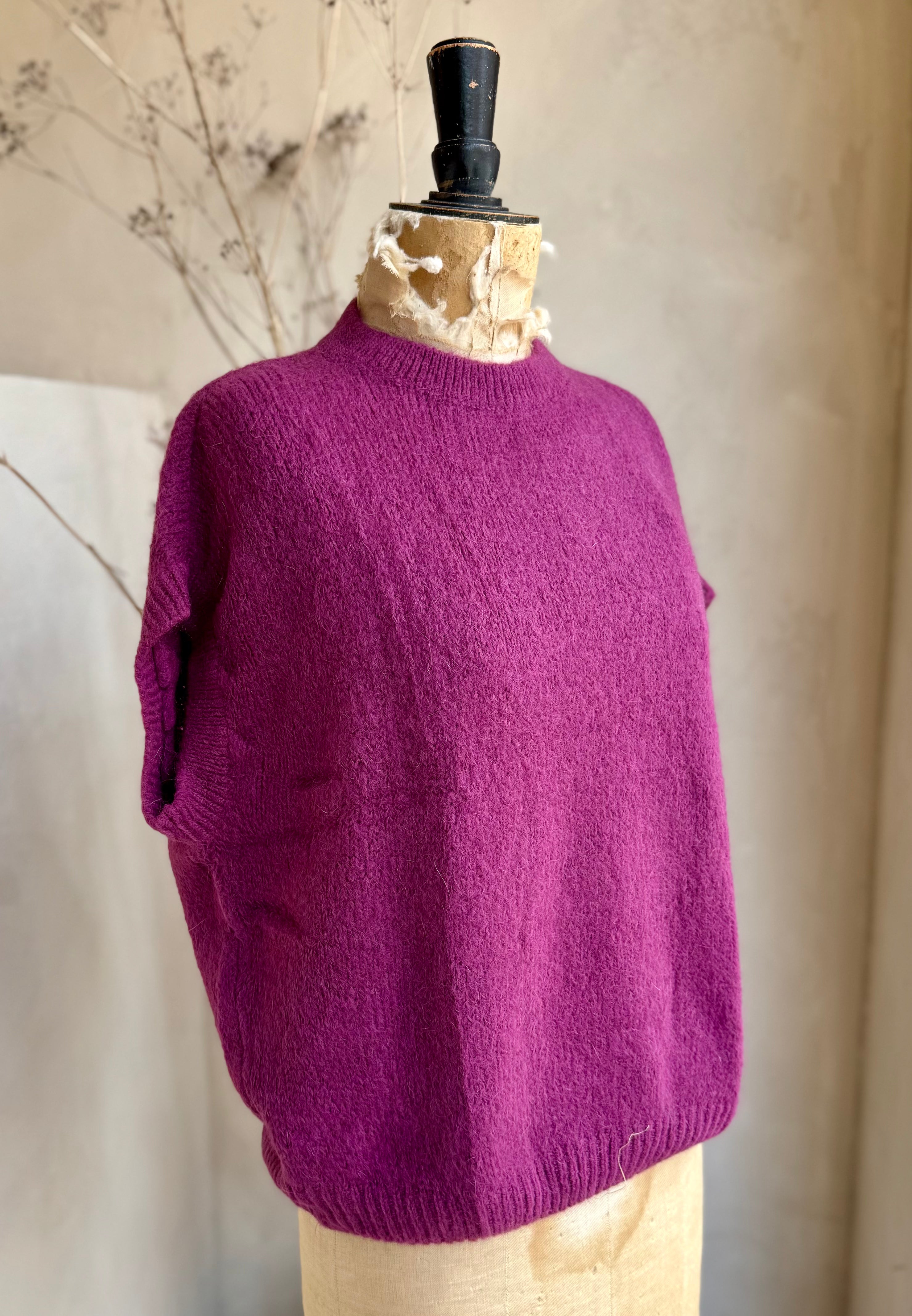 Mohair Cap Sleeve Jumper