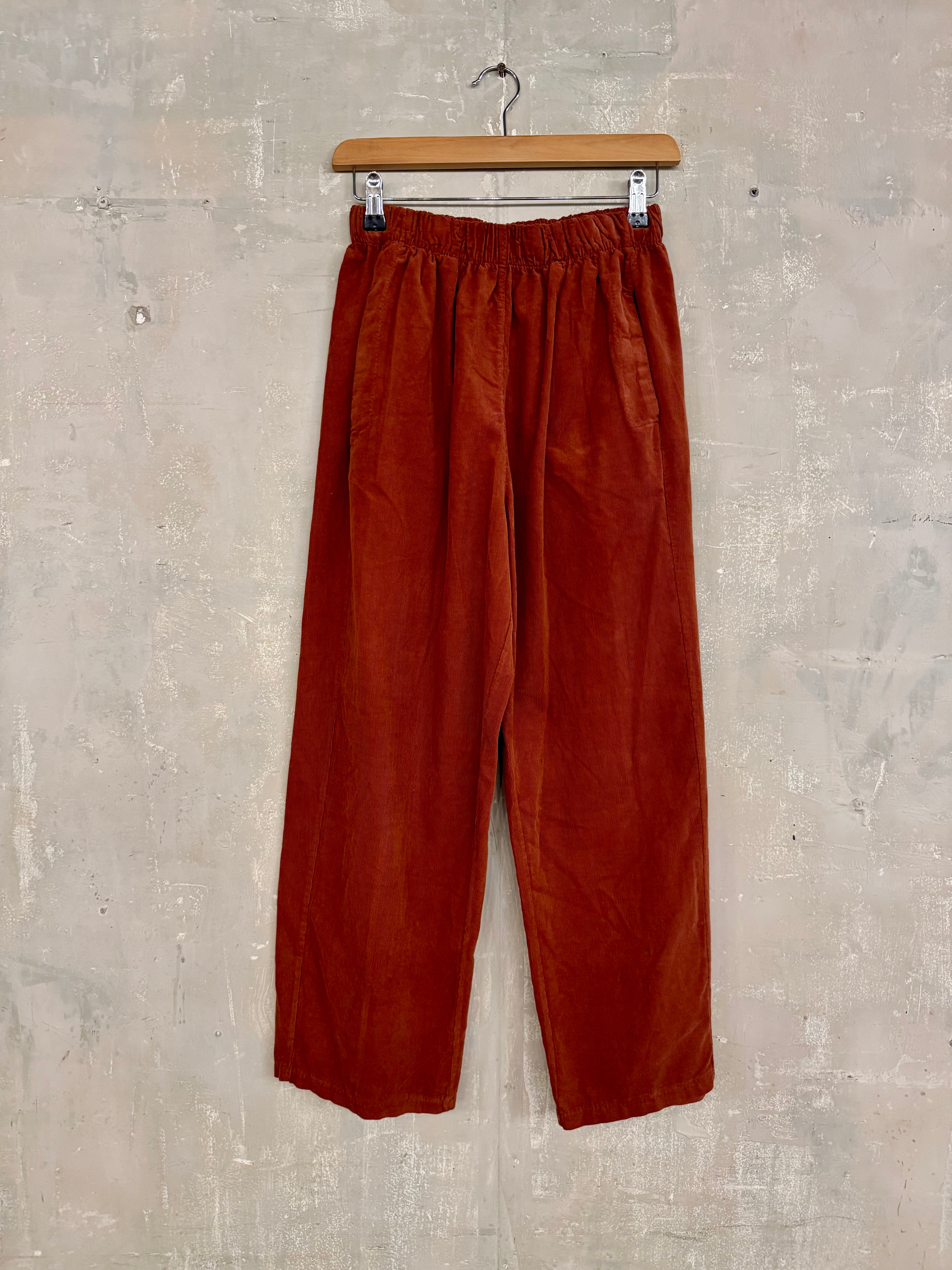 Fine Corduroy Wide Leg Trouser