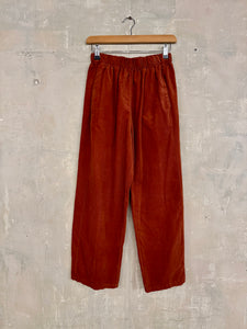 Fine Corduroy Wide Leg Trouser