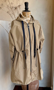 Drawstring Waist Raincoat