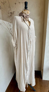 Cheesecloth Shirt Dress
