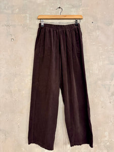 Fine Corduroy Wide Leg Trouser