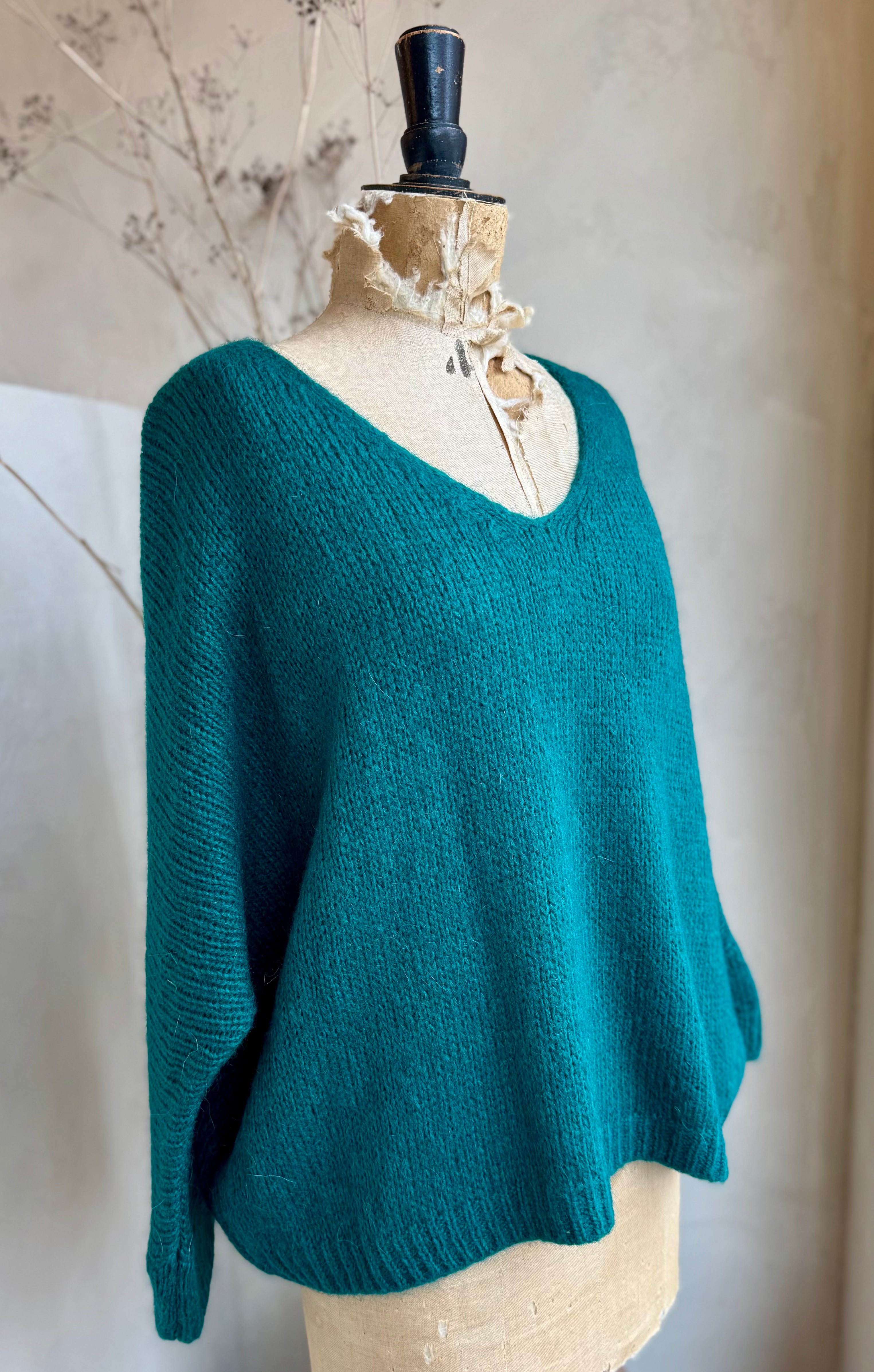 Slouchy Mohair Knit