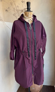 Drawstring Waist Raincoat