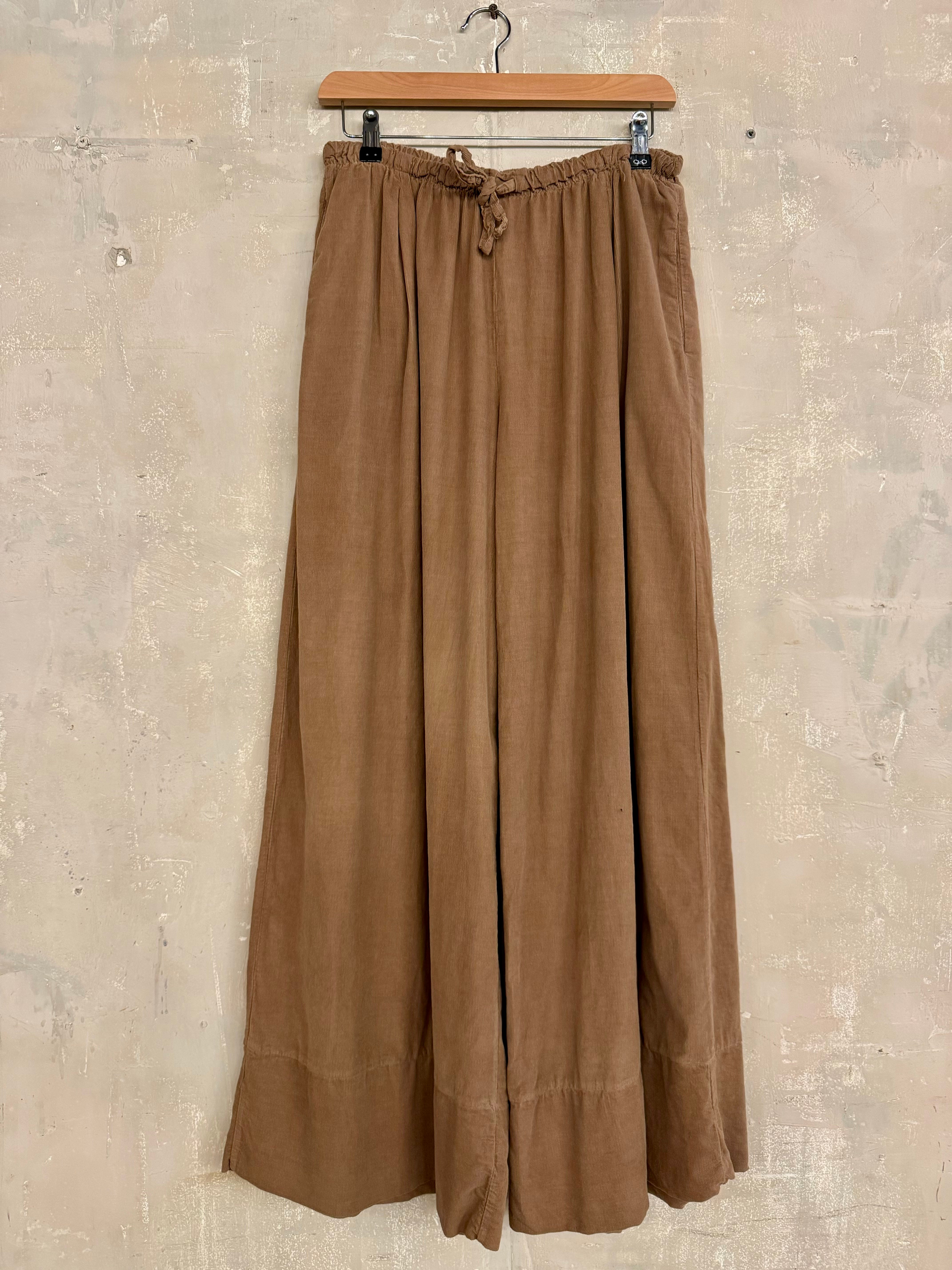 Corduroy Wide Leg Trousers