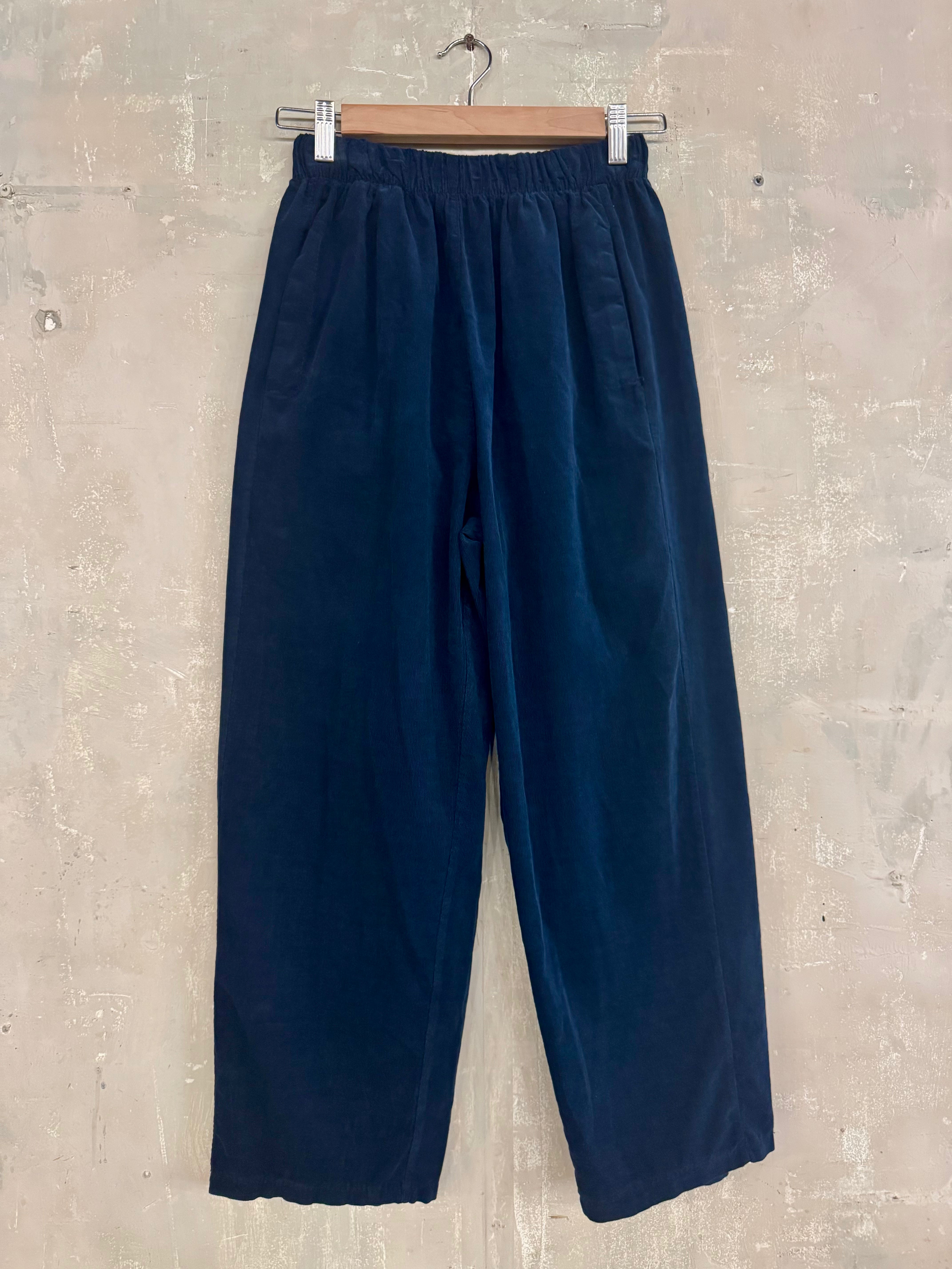 Fine Corduroy Wide Leg Trouser