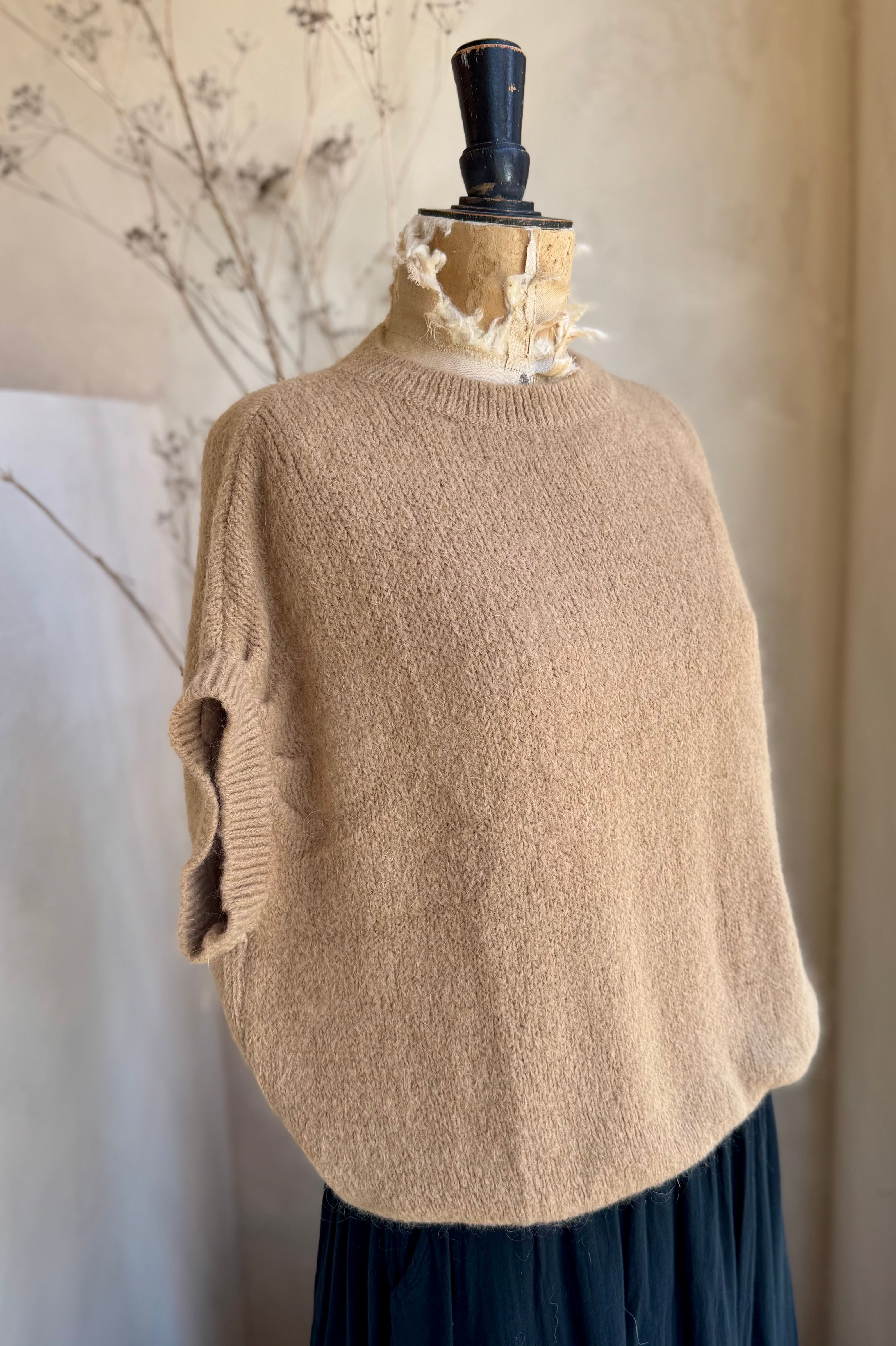 Mohair Cap Sleeve Jumper