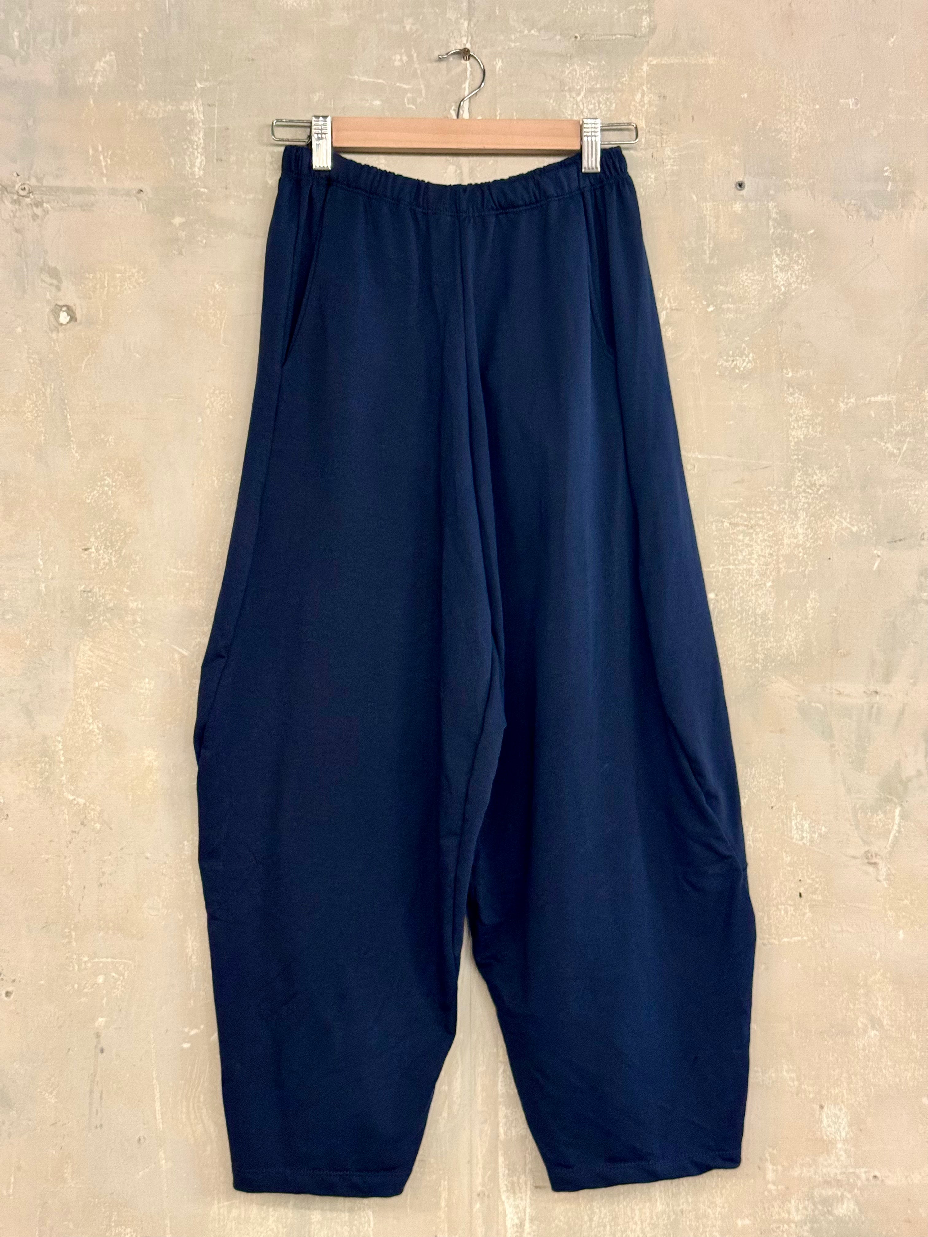 Plain cocoon trousers