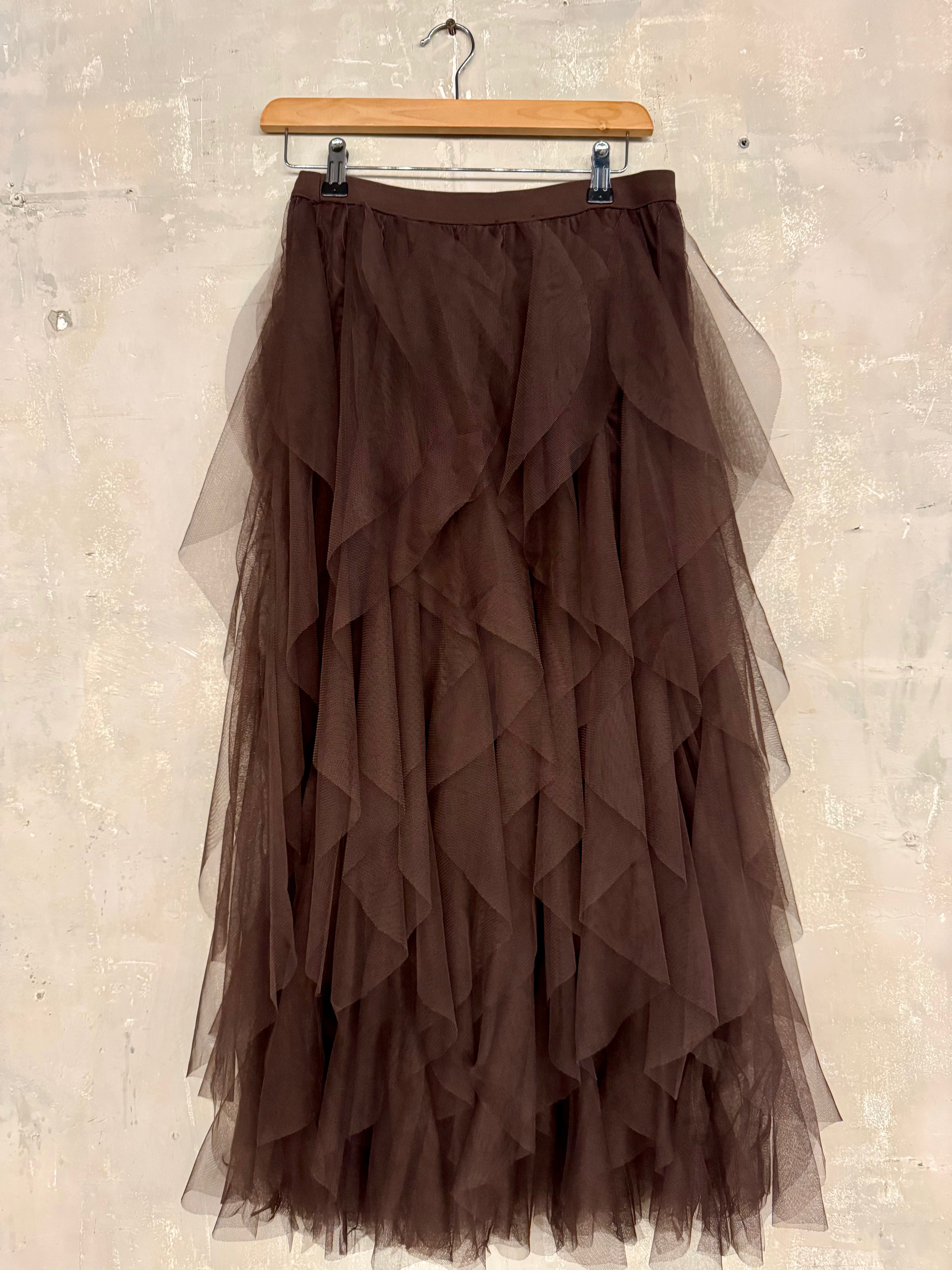 Tulle layered skirt