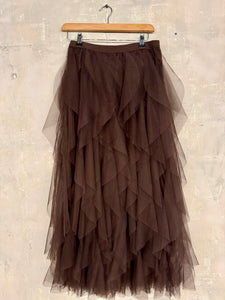 Tulle layered skirt