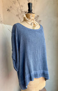 Hemline Trim Gauze Top