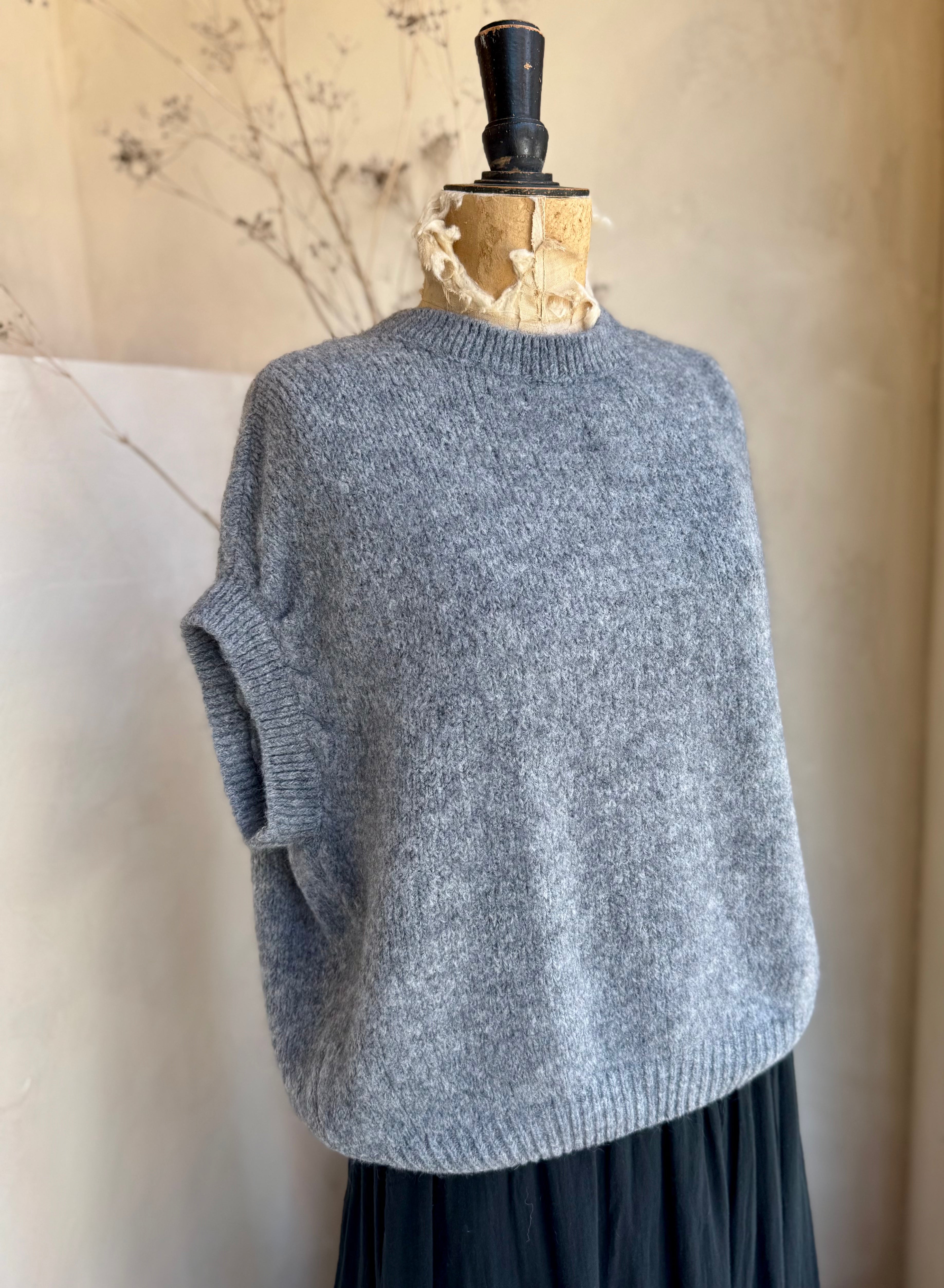 Mohair Cap Sleeve Jumper