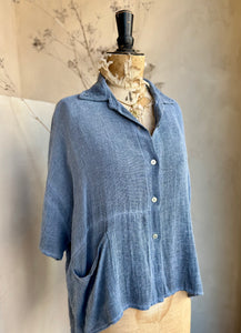 Gauze Shirt with Pocket