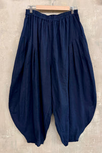 Balloon Leg Linen Trousers