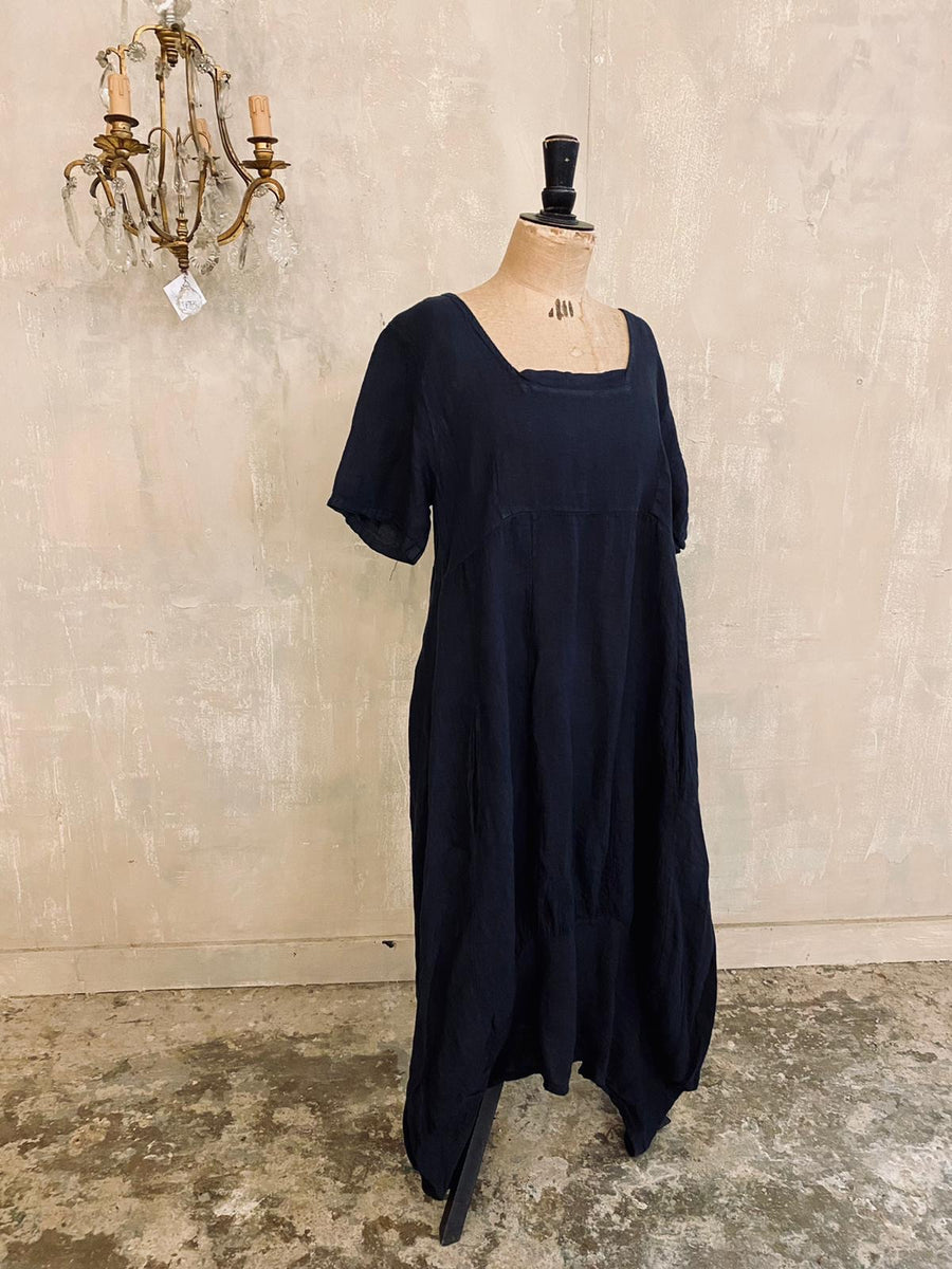 Linen sleeved Balloon Hem Tunic Dress – Three Angels Boutique