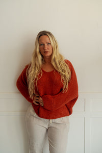 Mohair knit slouchy jumpers